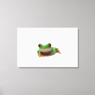 Red eyed tree frog 2 canvas print