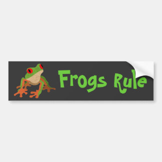 Red Eyed Tree Frog Bumper Sticker