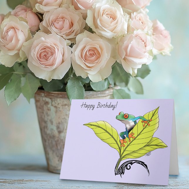 Red Eyed Tree Frog Card (Creator Uploaded)