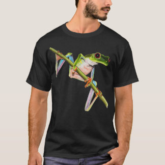Red Eyed Tree Frog Illustration T-Shirt
