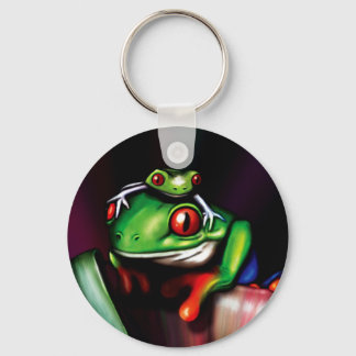 Red Eyed Tree Frog Keychain