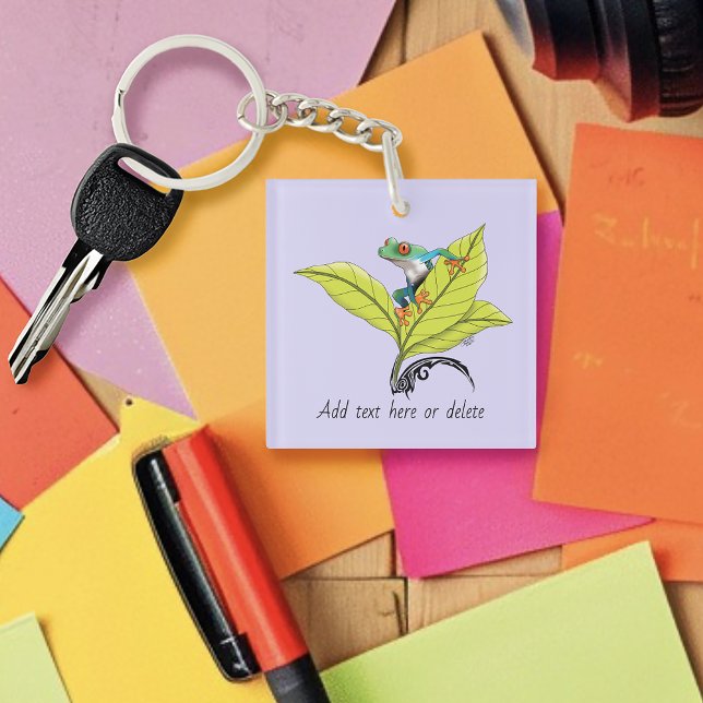 Red Eyed Tree Frog Keychain (Creator Uploaded)