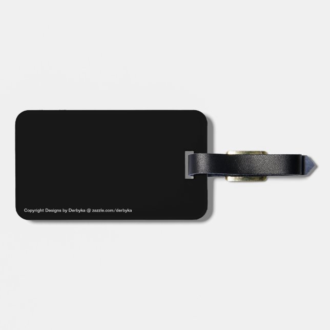 Red-eyed Tree Frog Luggage Tag (Back Horizontal)