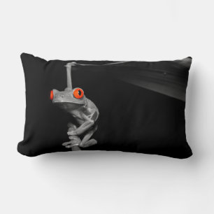 Red Eyed Tree Frog Lumbar Pillow
