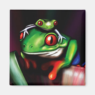 Red Eyed Tree Frog Magnet