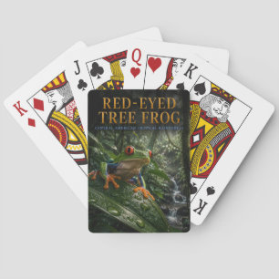 Red-Eyed Tree Frog Rainforest ANIMALS Poker Playing Cards