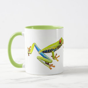 Red eyed tree frogs mug