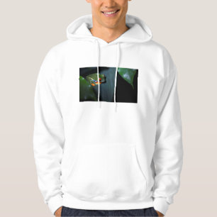 Red Eyes Frog Sitting Hoodie