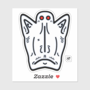 Red eyes pointy ears vampire-like creature v1