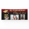 Red Fade Filter Effect Photo Graduation Banner