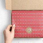Red Fair Isle Christmas Sweater Pattern Tissue Paper<br><div class="desc">Custom designed tissue paper features a modern fair isle Christmas sweater pattern. Click Customize It to add your own text and images to create a unique one of a kind design for gift wrap or craft projects.</div>