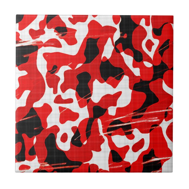 Red Fallout Camo (AOM Design) Tile (Front)