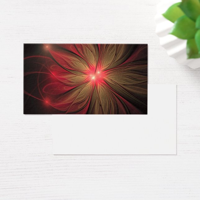 Red fansy fractal flower  (Desk)