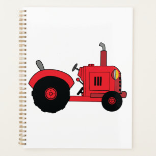 Red Farm Tractor Vehicle Planner