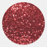 Red Faux Glitter
