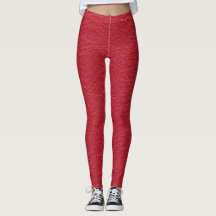 Red faux leather with light texture
