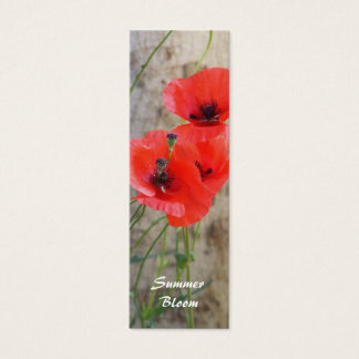 Red Field Corn Poppies Bookmark