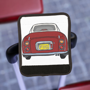 Red Figaro Car Figarations Luggage Handle Wrap