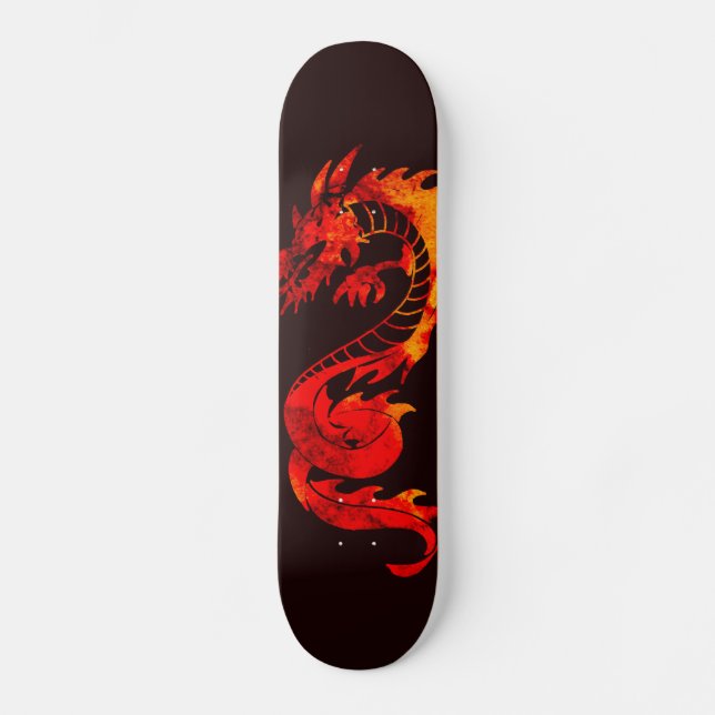 Red Fire Dragon Skateboard (Front)