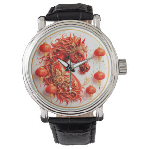 Red Fire Horse – 2026 New Year Celebration Design Watch