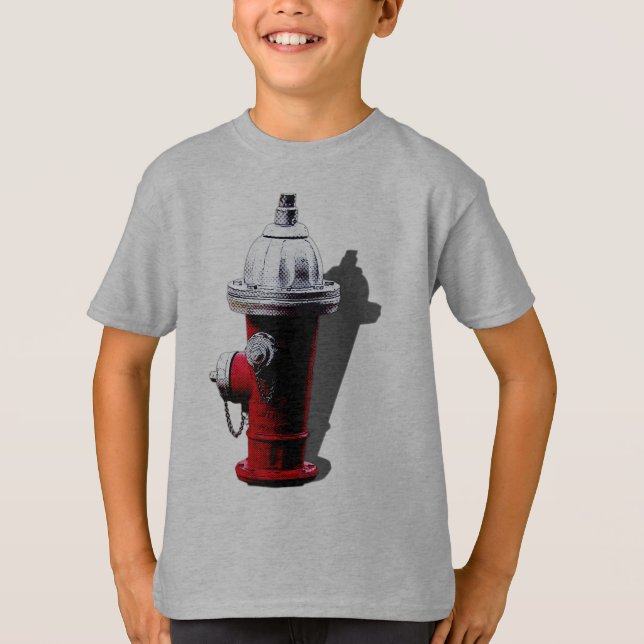 Red Fire Hydrant New York Tshirt (Front)