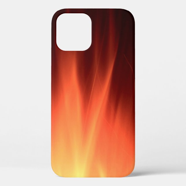 Red fire illustration Case-Mate iPhone case (Back)