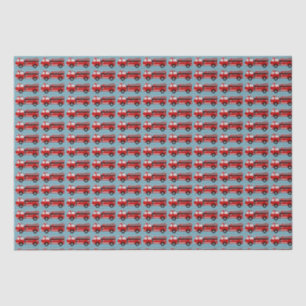 Red Fire Truck Gift  Tissue Paper