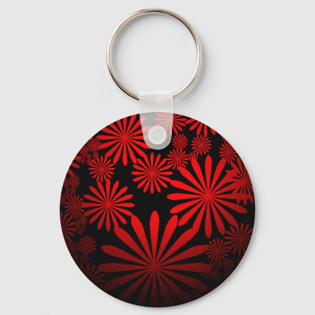 Red Fireworks Keychain (Front)