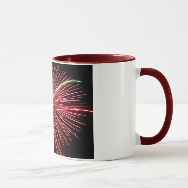 Red Fireworks Mug (Right)