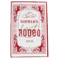 Red First Rodeo Birthday Favour Bag – Western Cowb