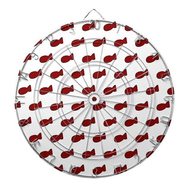 Red Fish Dartboard (Front)