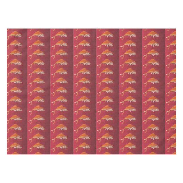 red fish tablecloth (Front (Horizontal))
