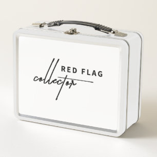 Red Flag Collector \ Metal Lunch Box