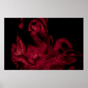 Red flame poster