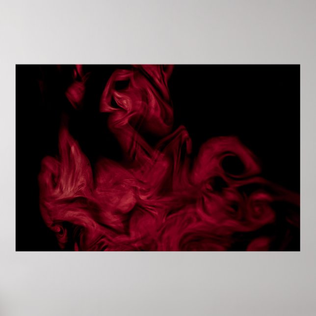 Red flame poster (Front)
