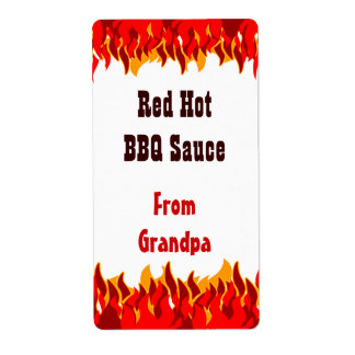 Hot Sauce Labels Hot Sauce Address Labels Return Address Labels Shipping Labels Sauce Bottle Label Template