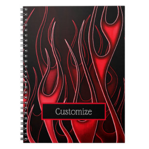 Red Flames Notebook
