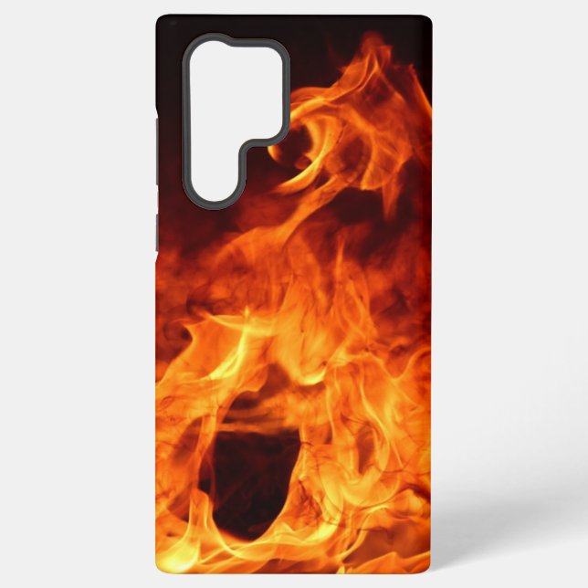 Red Flames Phone Case (Back)