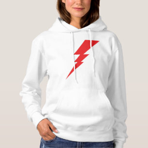 Red Flash Lightning Bolt Hoodie