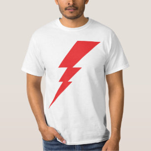 Red Flash Lightning Bolt T-Shirt