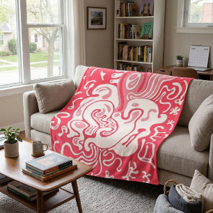 Red Fleece Blanket