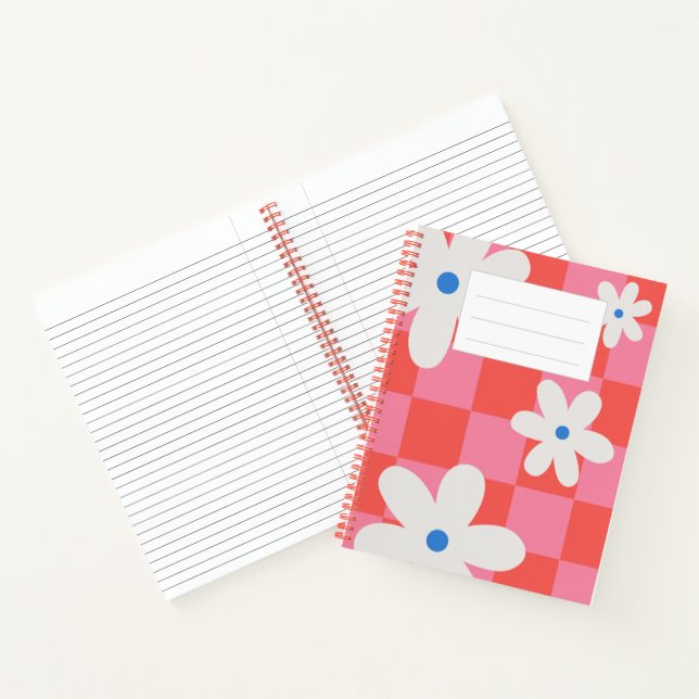 Red Floral Notebook (Inside)