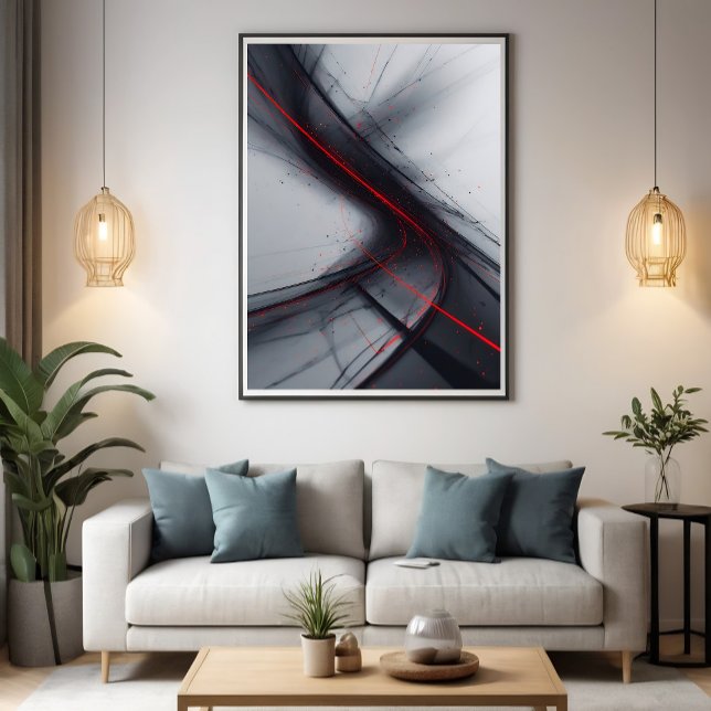 Red Flow Canvas Print (Creator Uploaded)