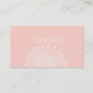 RED flower Business Card