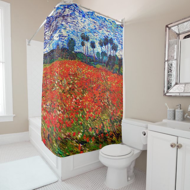 Red Flower Field, Van Gogh (In Situ)