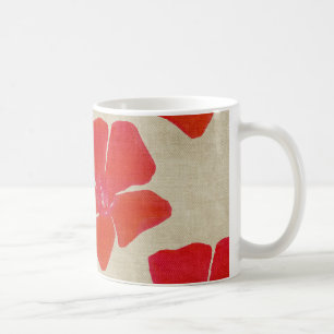 Red Flower Mug