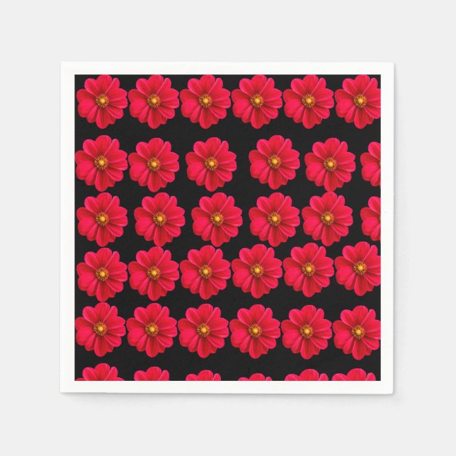  red flower . napkin (Front)
