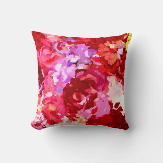 Red Flower Pillow
