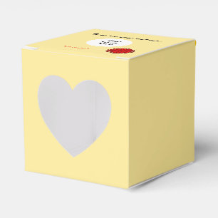 Red Flower Ribbon Template by Kenneth Yoncich Favor Box