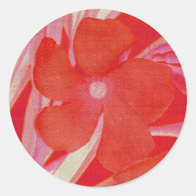Red Flower Stickers (Front)